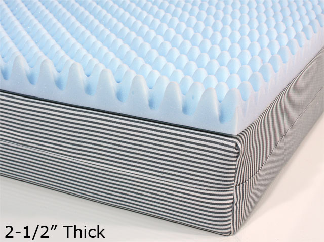 thick egg crate mattress pad