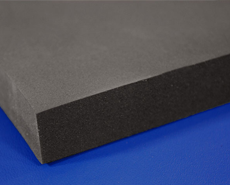 XFasten Neoprene Foam Roll, 1/4, Black, 12-inch by 55-inch