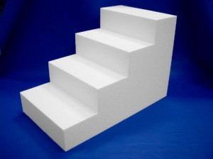 Lightweight Polystyrene Pet Steps