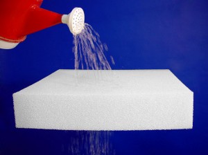 Dryfast Foam Draining Water