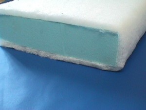 Lux foam wapped in Dacron fiberfill