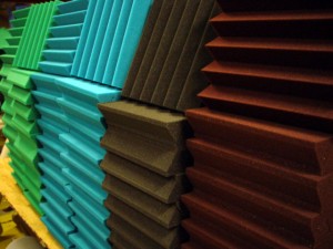 Colored Acoustical Wedge Foam