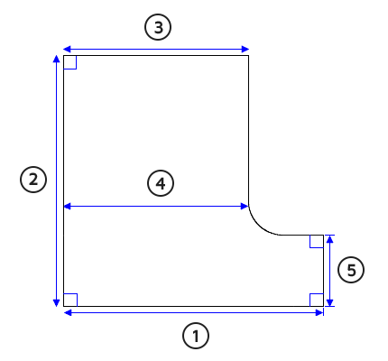 Arched L-Cushion