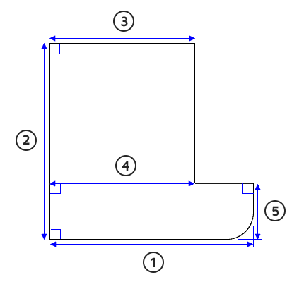 Rounded L-Cushion